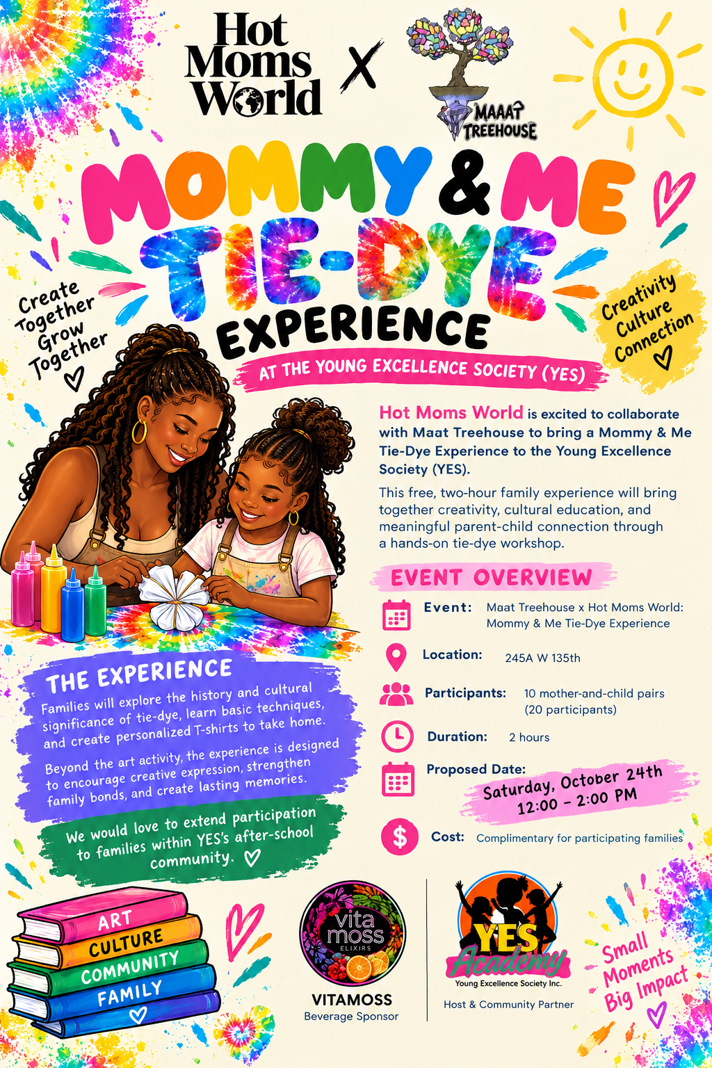 Hot Moms World: Mommy & Me Tie-Dye Experience