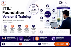 Upcoming ITIL 5 Foundation Course in Austin, TX – Limited Slots