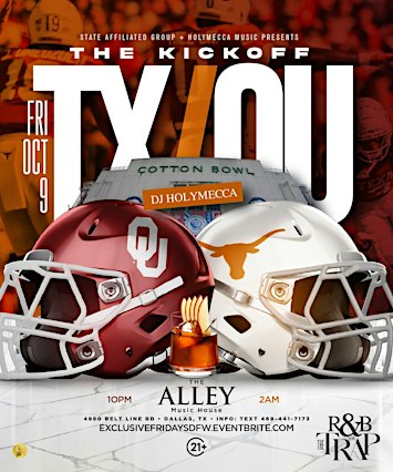 R&B vs The Trap Fridays at The Alley