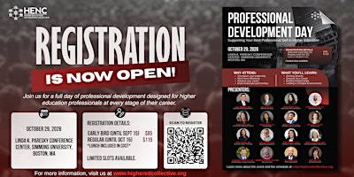 Higher Education Professional Development Day