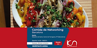 KCN Eat & Meet Comida de Networking Barcelona - 29 de octubre