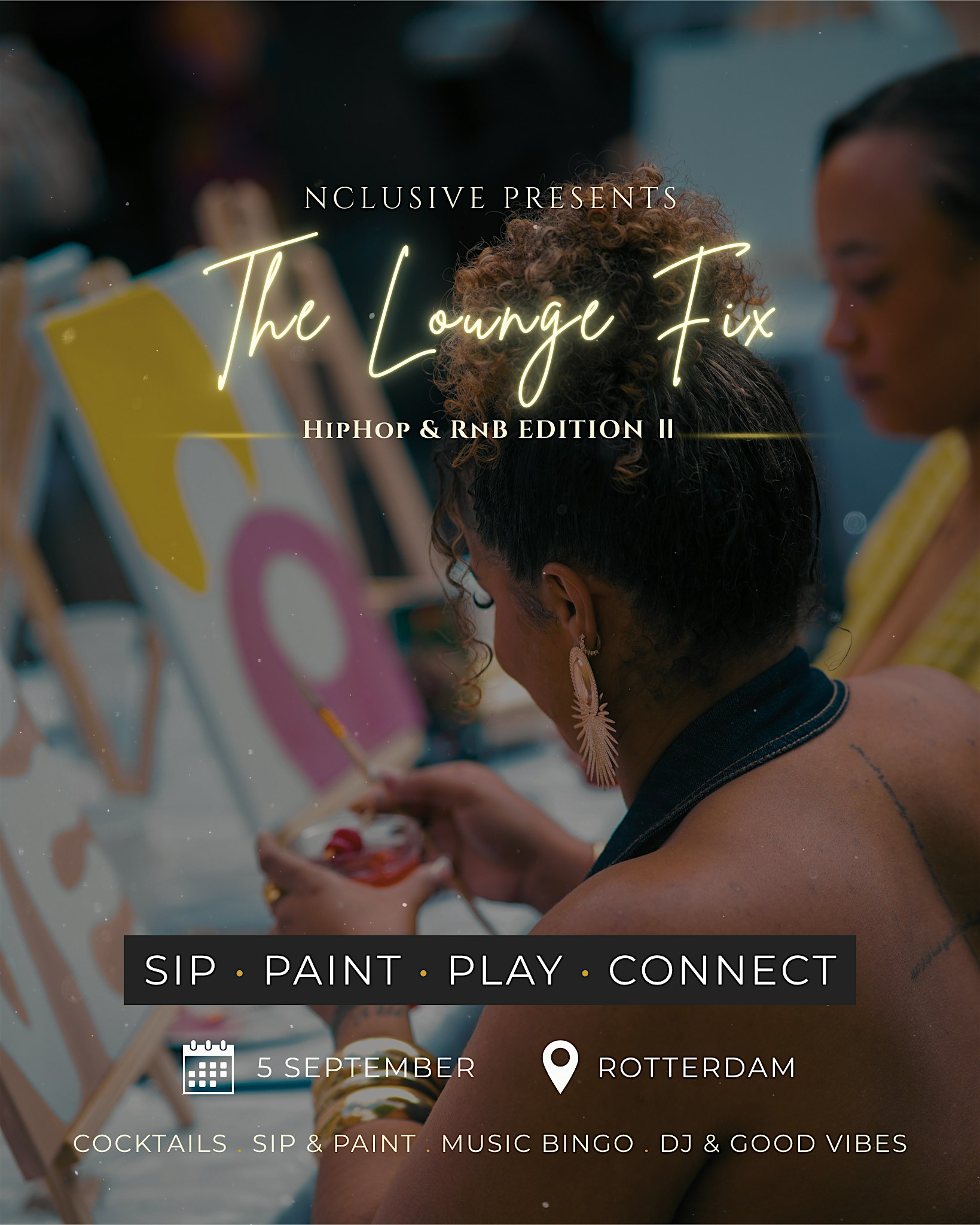 The Lounge Fix (Taste, Paint & Music Bingo)