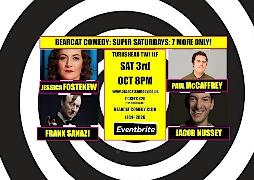 Bearcat Comedy Saturday 3rd October