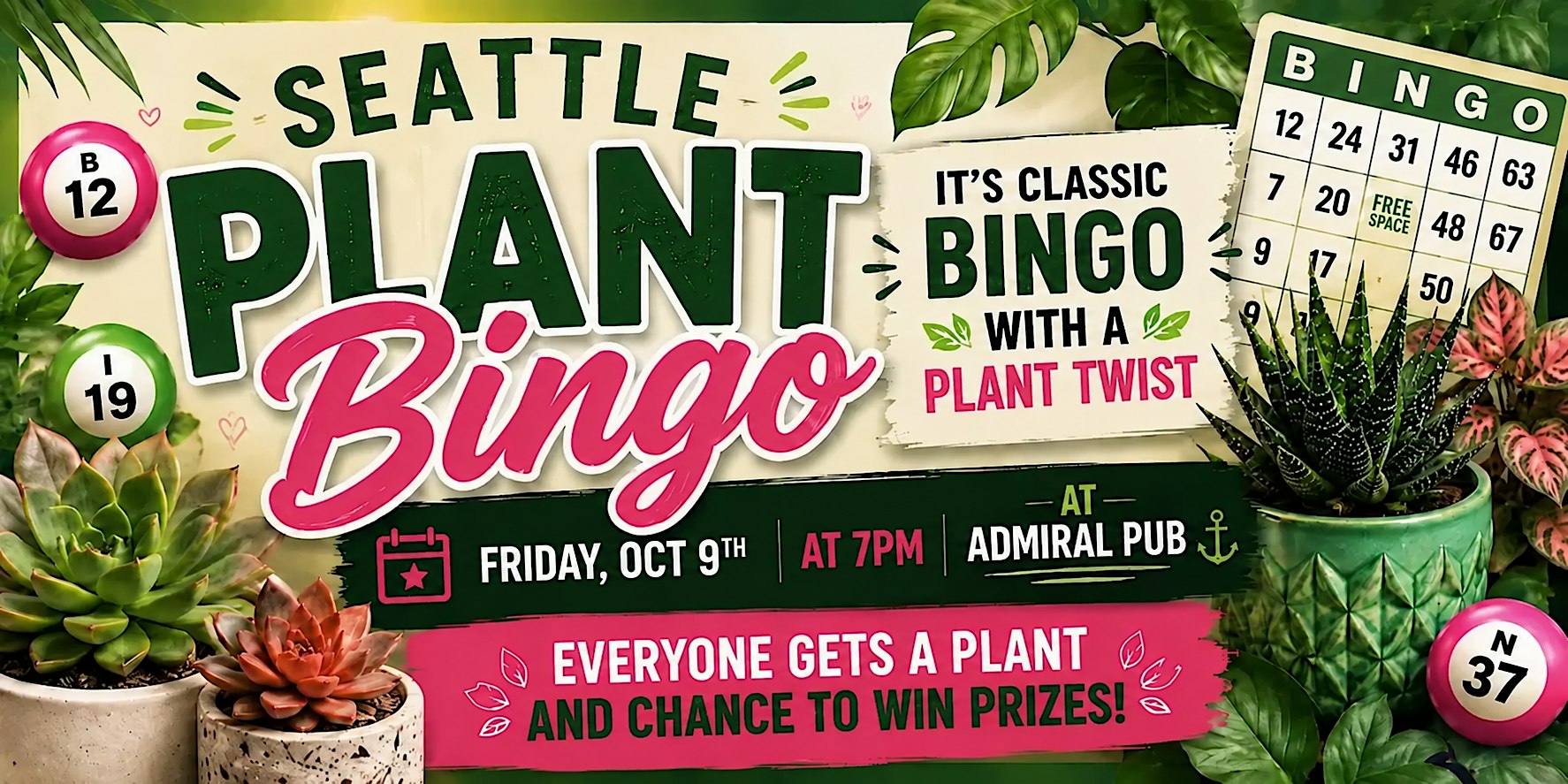 Seattle Plant Bingo