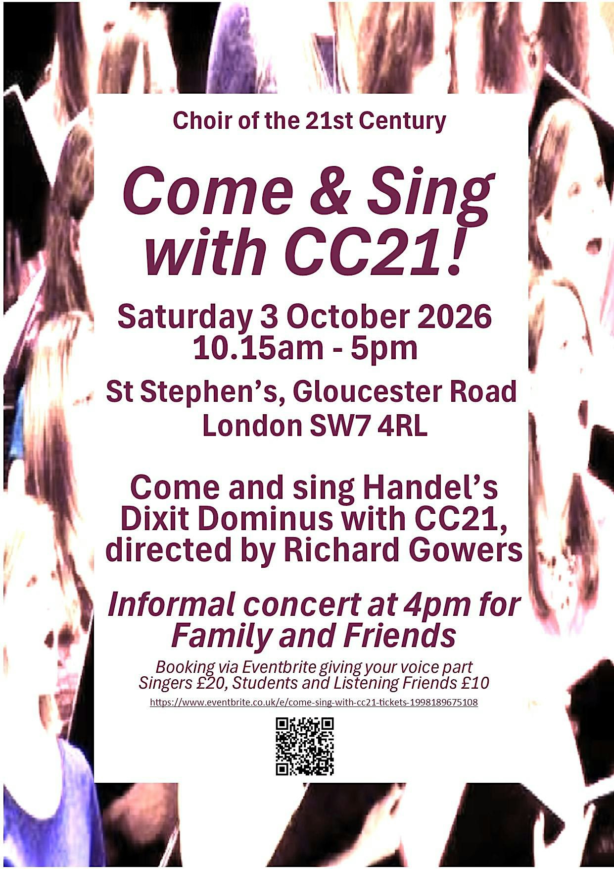 Come & Sing with CC21