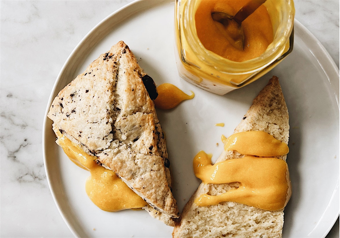 Scones & Passion Fruit Curd