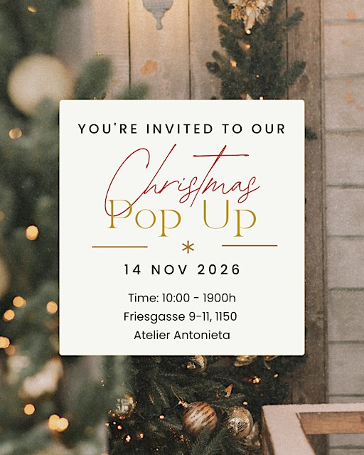 Slow Christmas Pop Up in Atelier Antonieta