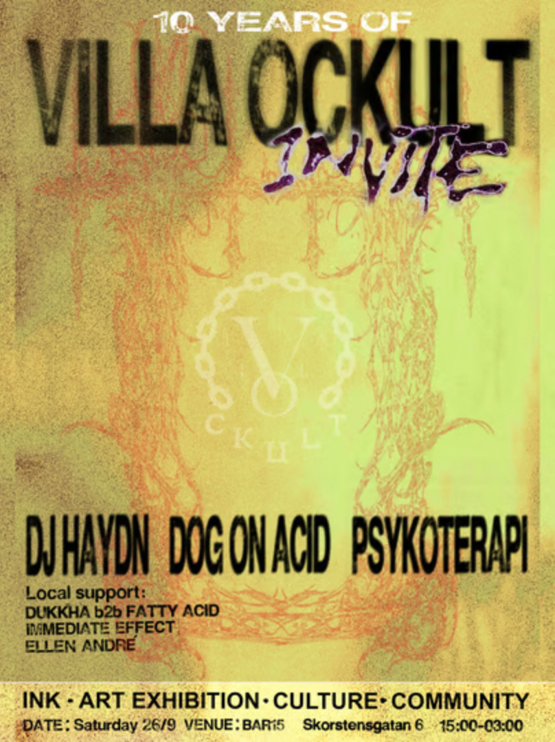 Villa Ockult Turns Ten