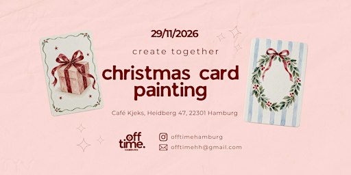 DIY Event Hamburg | Christmas Cards Painting | create together by offtime
