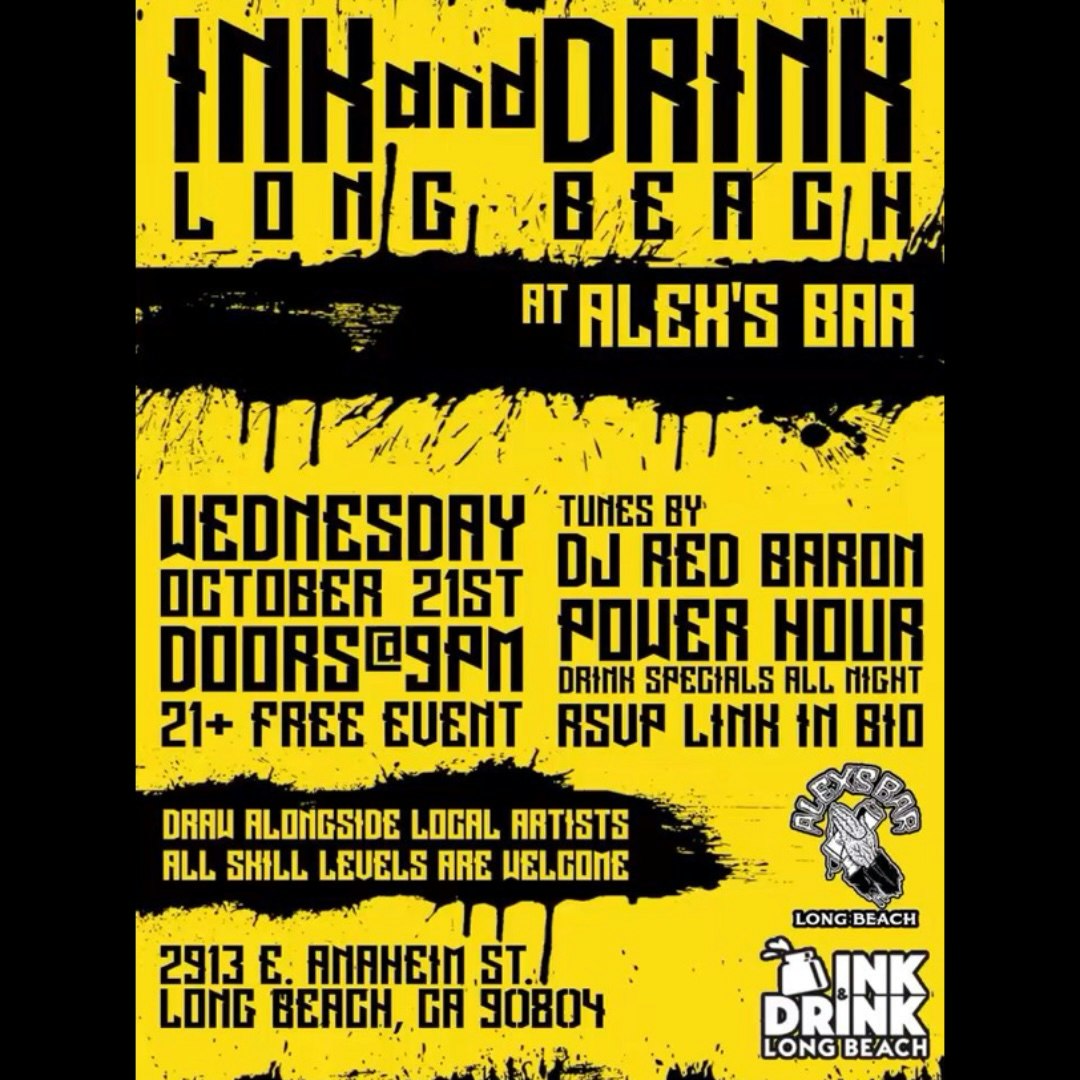 INK AND DRINK with DJ RED BARON