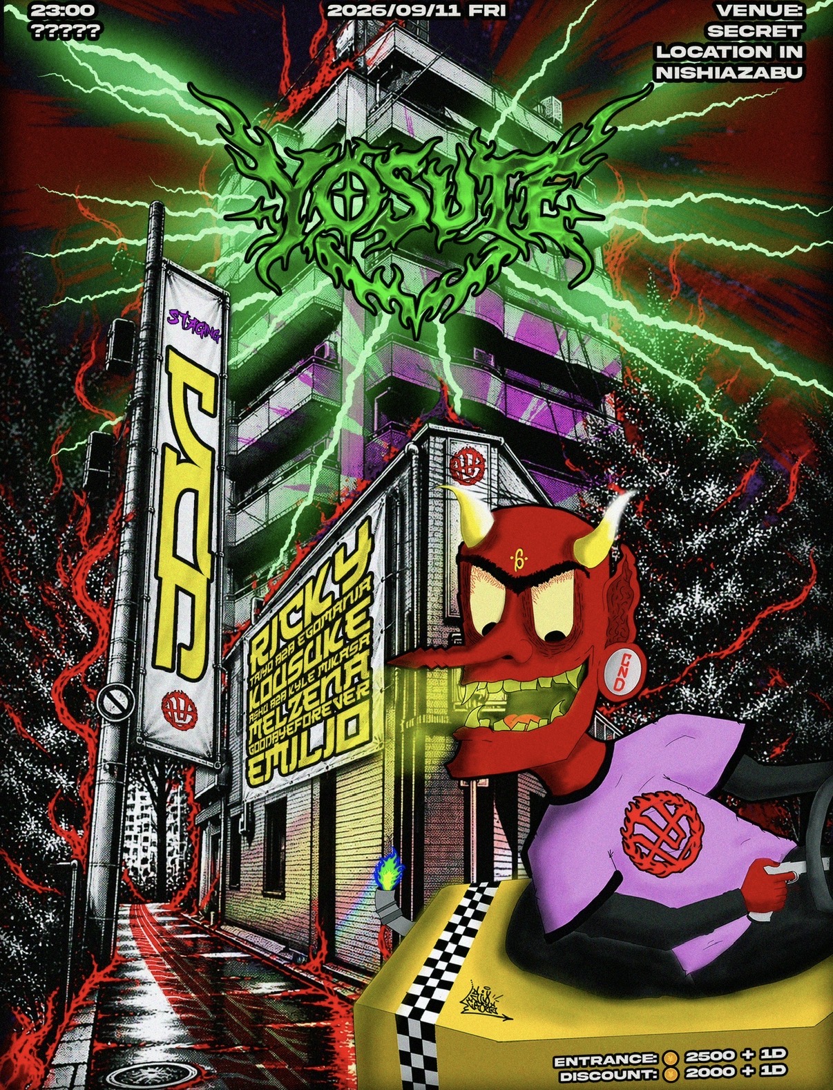 YOSUTE 【HARDTECHNO.HARDCORE.GABBER】