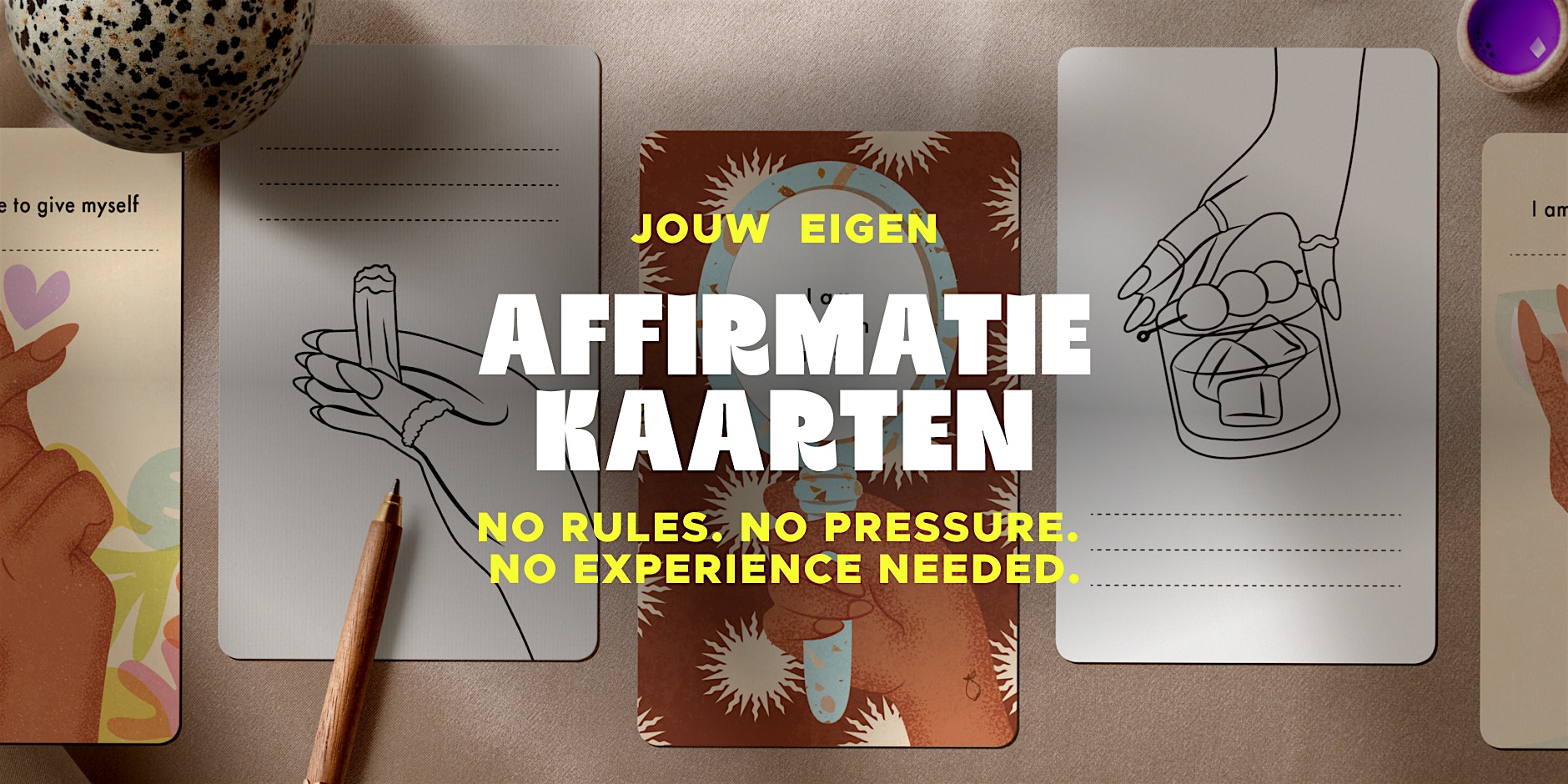 Je Eigen Affirmatie Kaarten Maken in Gouda