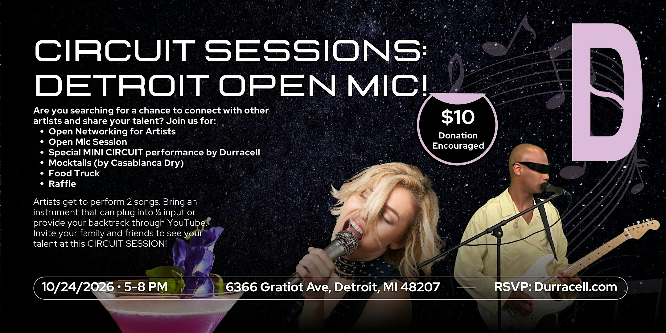 CIRCUIT SESSIONS: OPEN MIC (Detroit+)