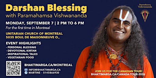 Just Love Canada Tour - Darshan de Montréal avec Paramahamsa Vishwananda