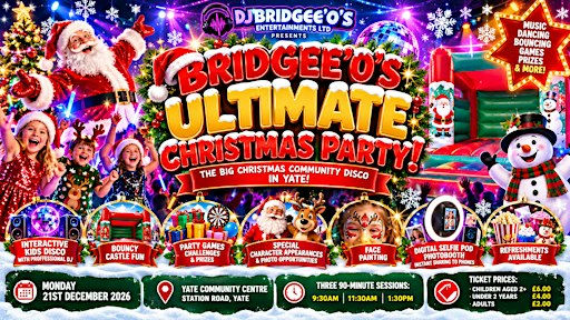 Bridgee'o's Ultimate Christmas Party! - 1.30pm - 3pm
