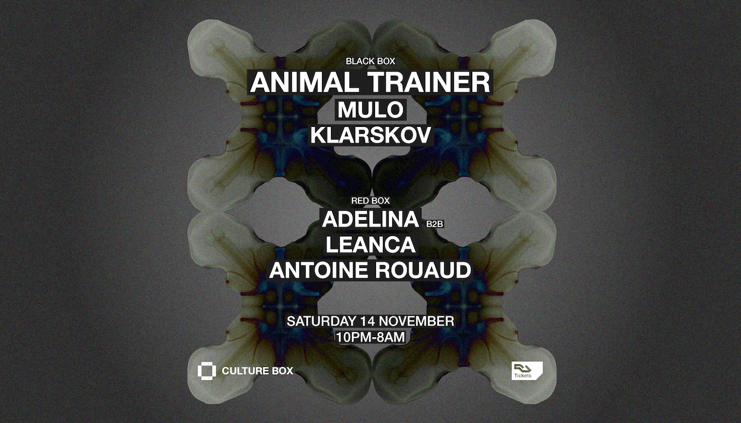 Animal Trainer / Mulo / Klarskov / Adelina B2B Leanca / Antoine Rouaud