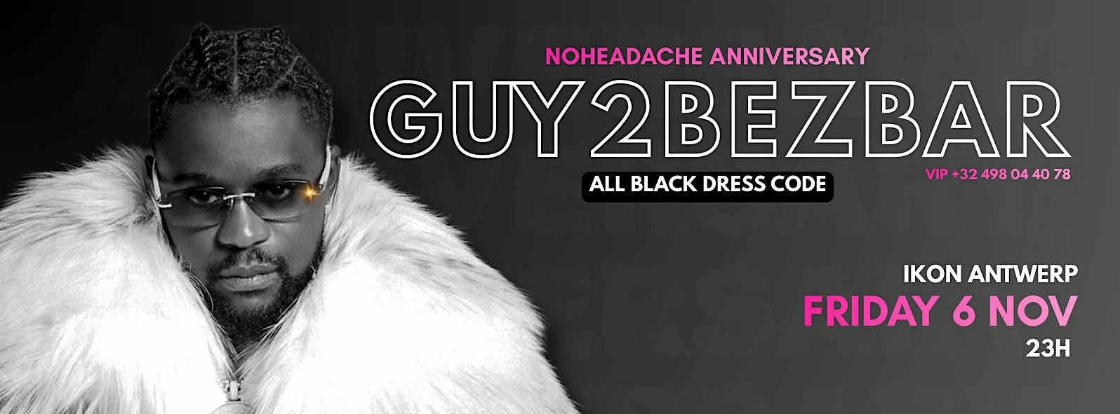 NOHEADACHE ANNIVERSARY ALL BLACK