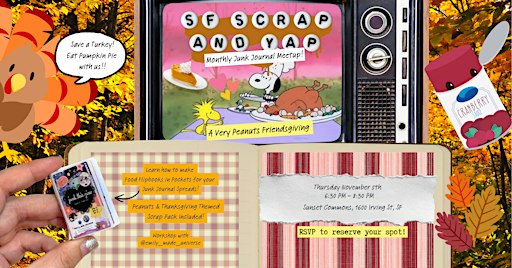 November Scrap & Yap - A Very Peanuts Friendsgiving