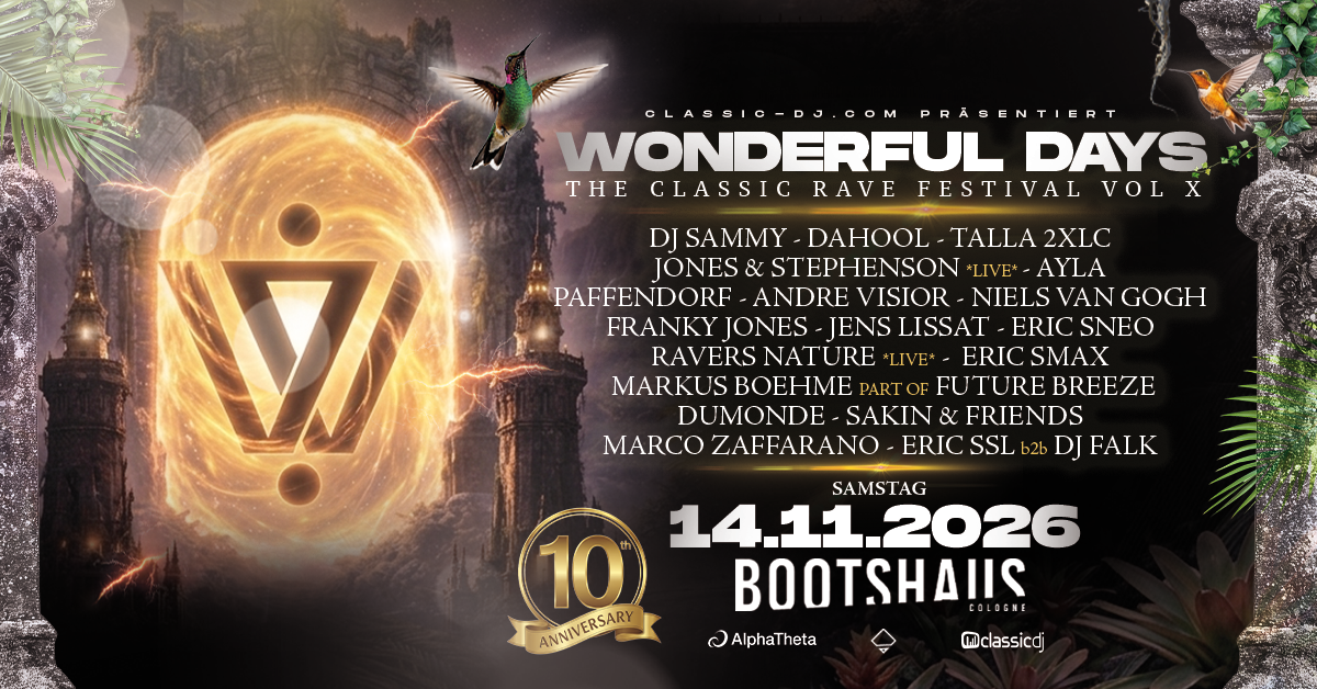 Wonderful Days - The Classic Rave Festival VOL X