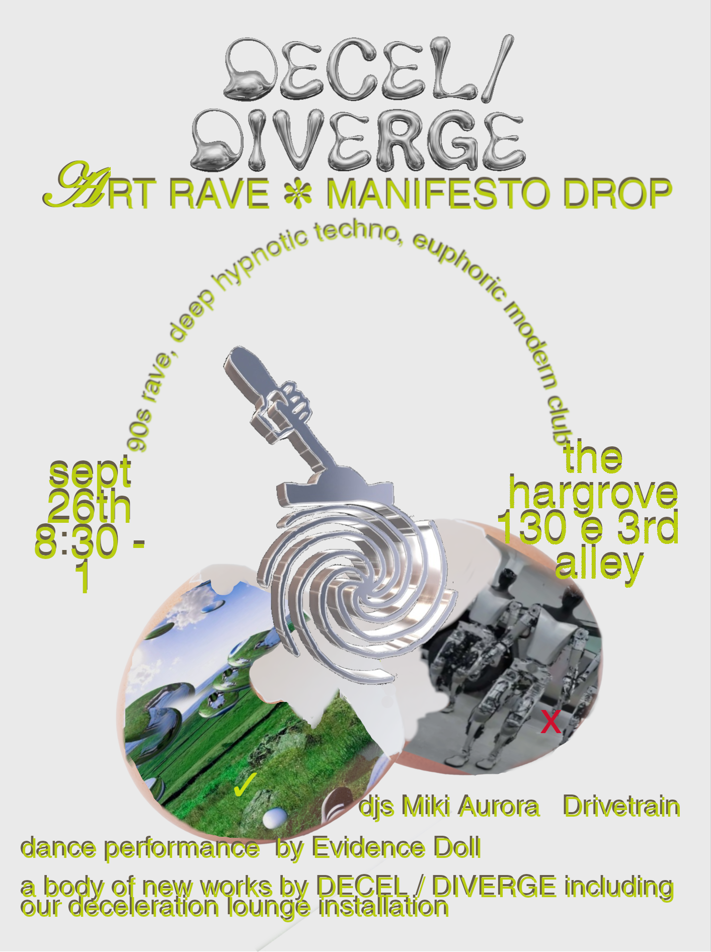 DECEL / DIVERGE Art Rave + Manifesto Drop
