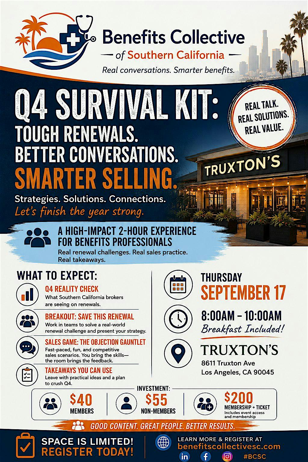 September  Q4 Survival and Sales Meeting