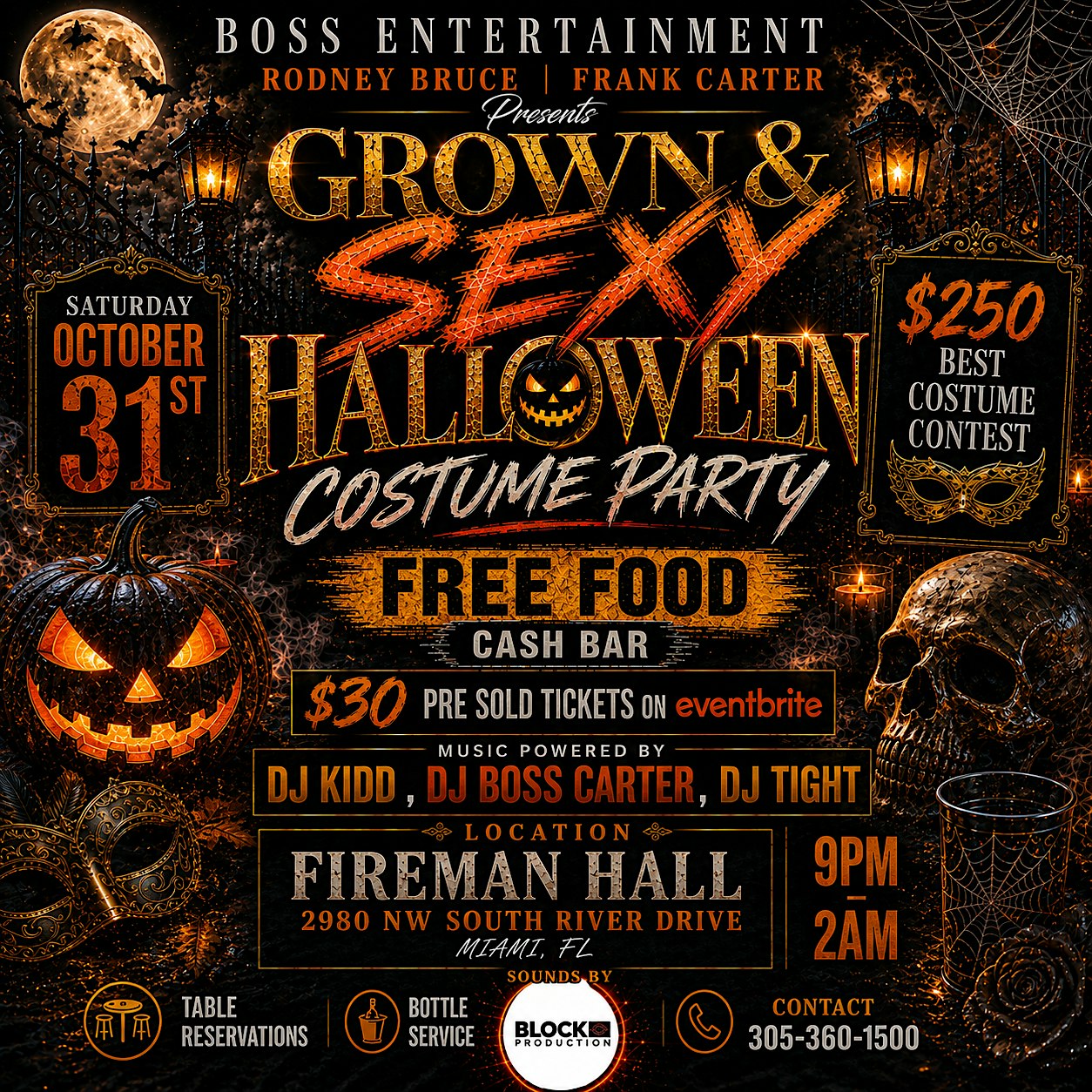 GROWN & SEXY HALLOWEEN COSTUME PARTY
