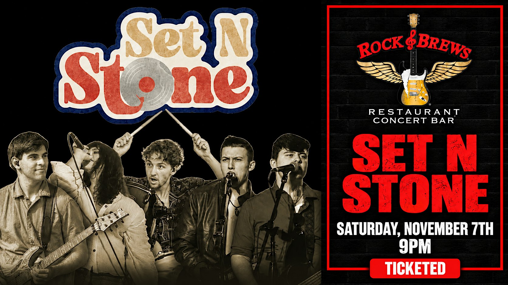 SET N STONE @ Rock & Brews Royal Oak