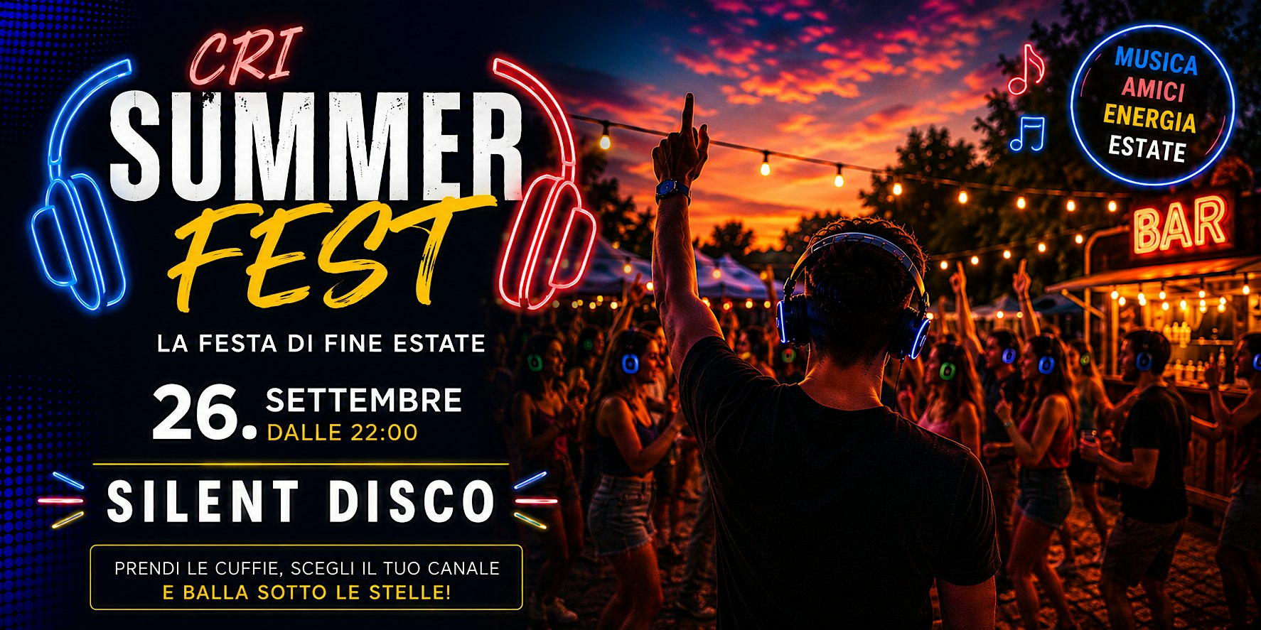 Silent Disco Legnano - La festa di fine estate