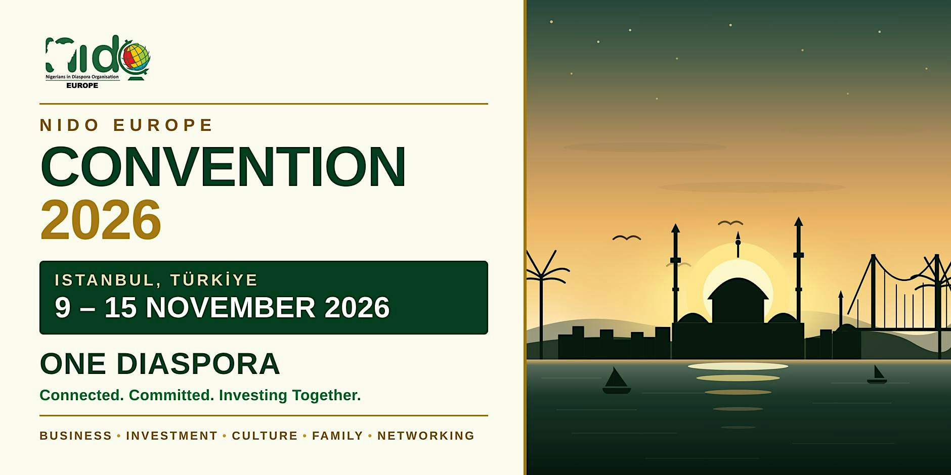 NIDO Europe Convention 2026 – Istanbul, Türkiye