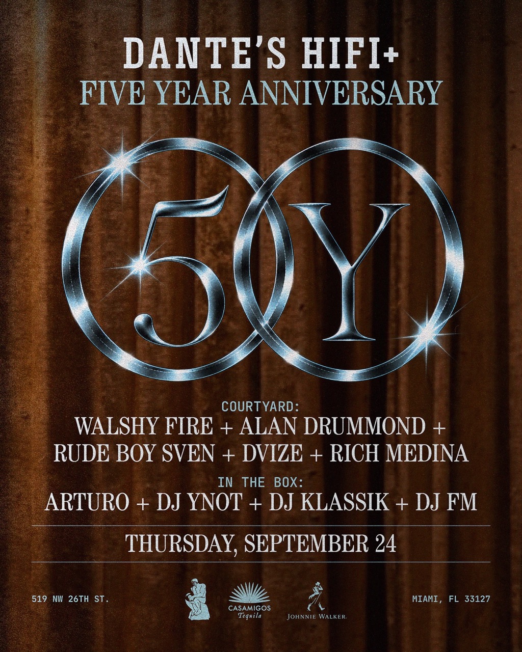 Dante's Hifi+ Five Year Anniversary