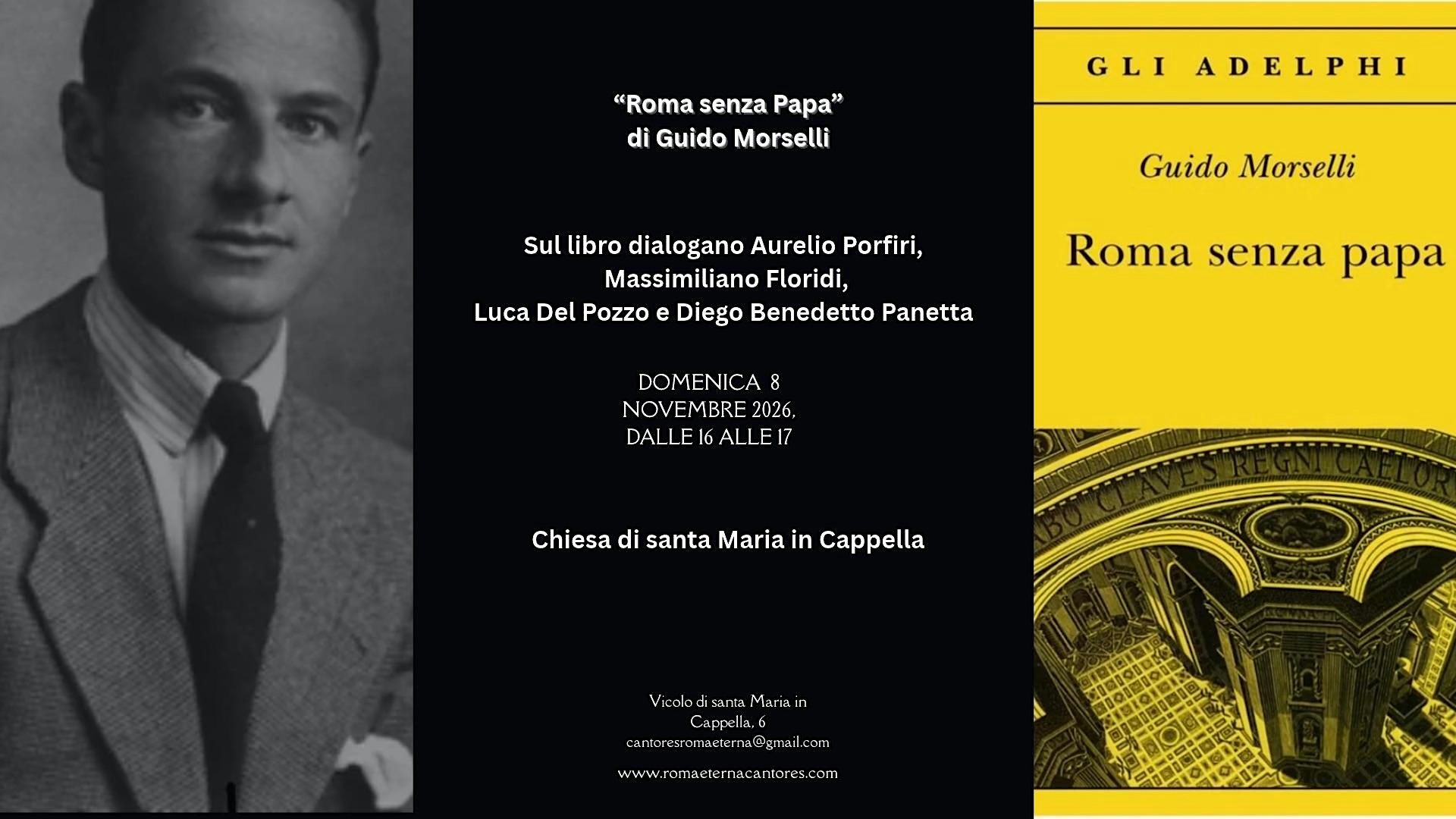 “Roma senza Papa” di Guido Morselli