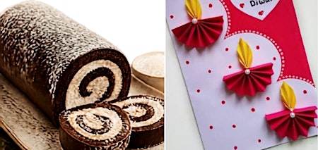 Chocolate Coconut Roll & Diwali card making