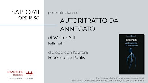 Presentazione di "Autoritratto da annegato"
