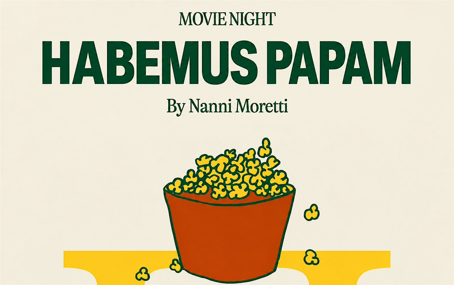 Cine Club - Habemus Papam by Nanni Moretti