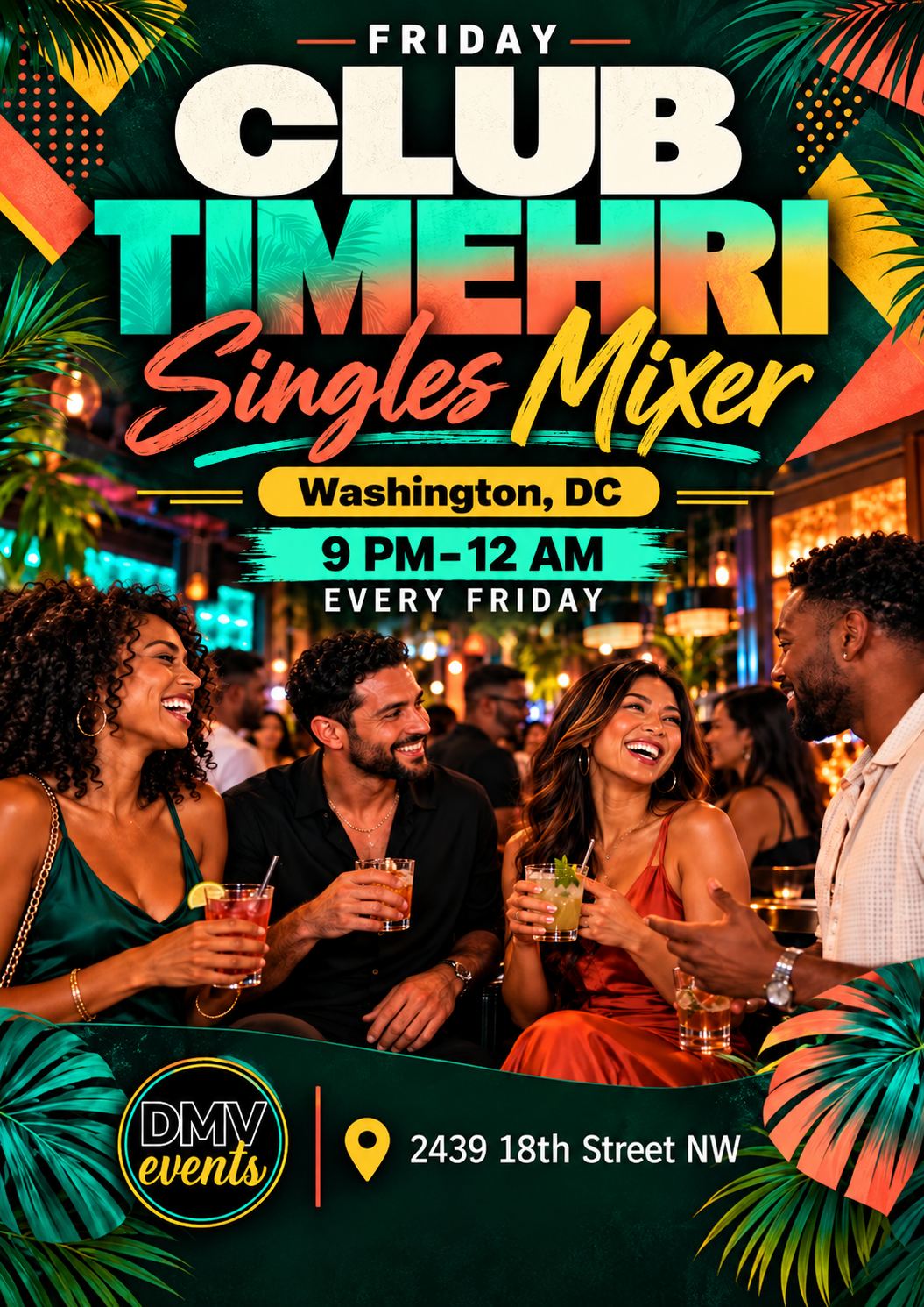 Friday Night Singles Mixer at Club Timehri