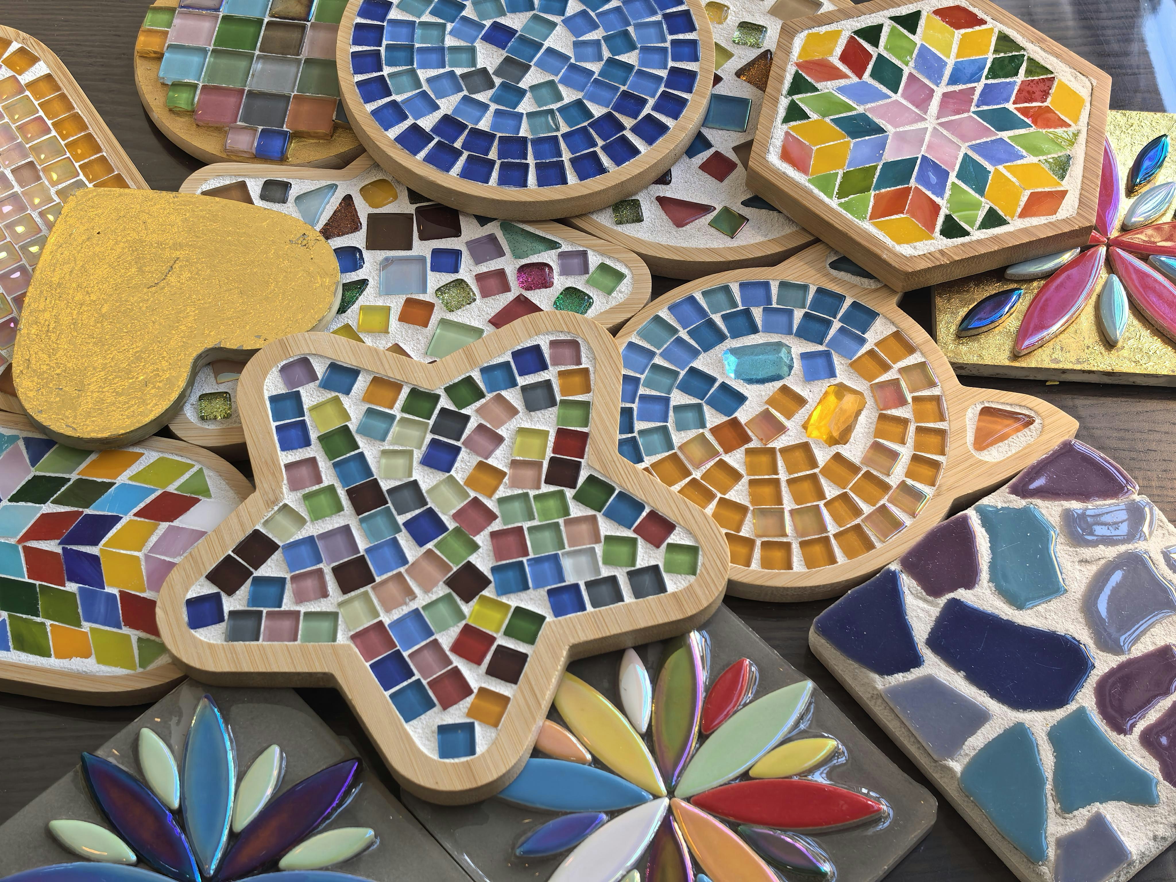 Personalized Mosaic Art: Mirrors or Coasters