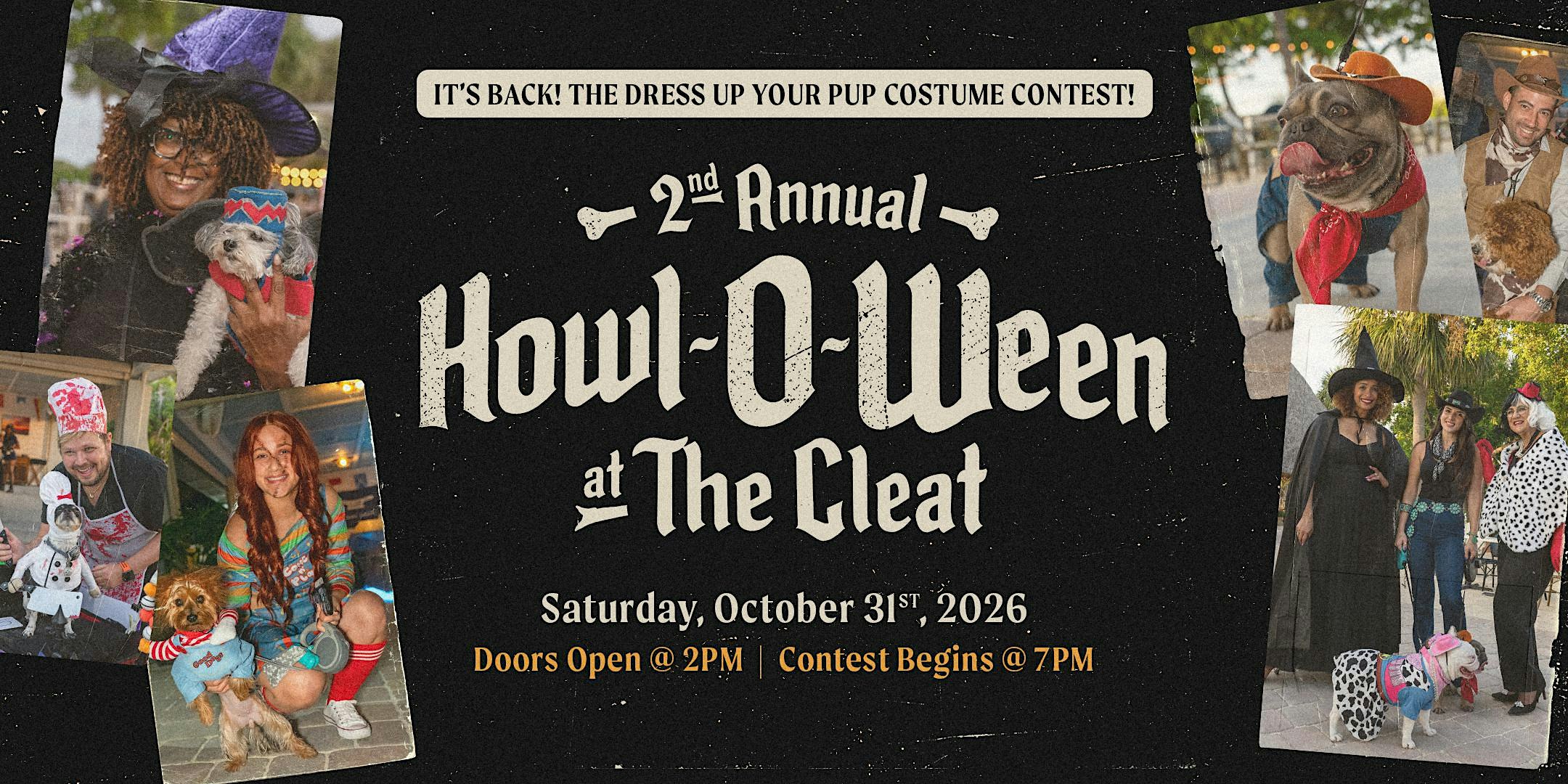 HOWL-O-WEEN @ The Cleat - The Dress Up Your Pup Costume Contest