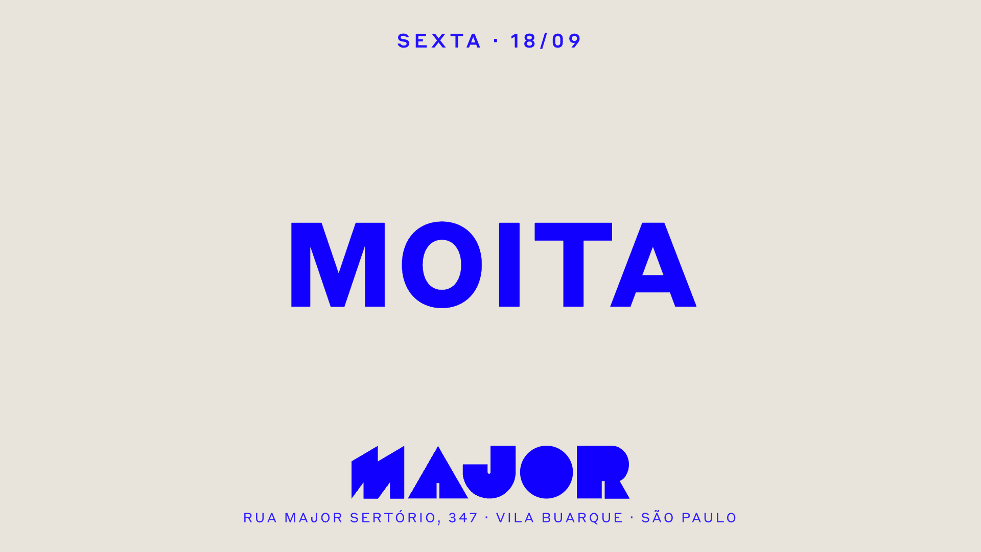 Major recebe Moita