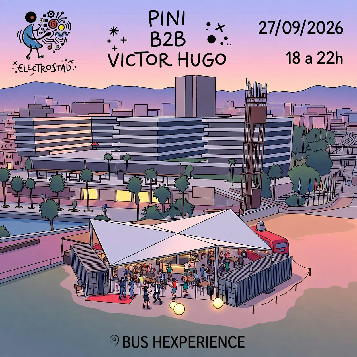 Electrostad pres: OPEN AIR PARTY W/ Victor Hugo B2B PINI