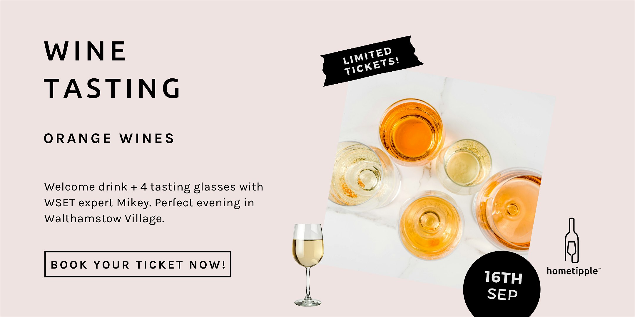 Orange Wines Tasting - 16 Sep - hometipple Walthamstow E17