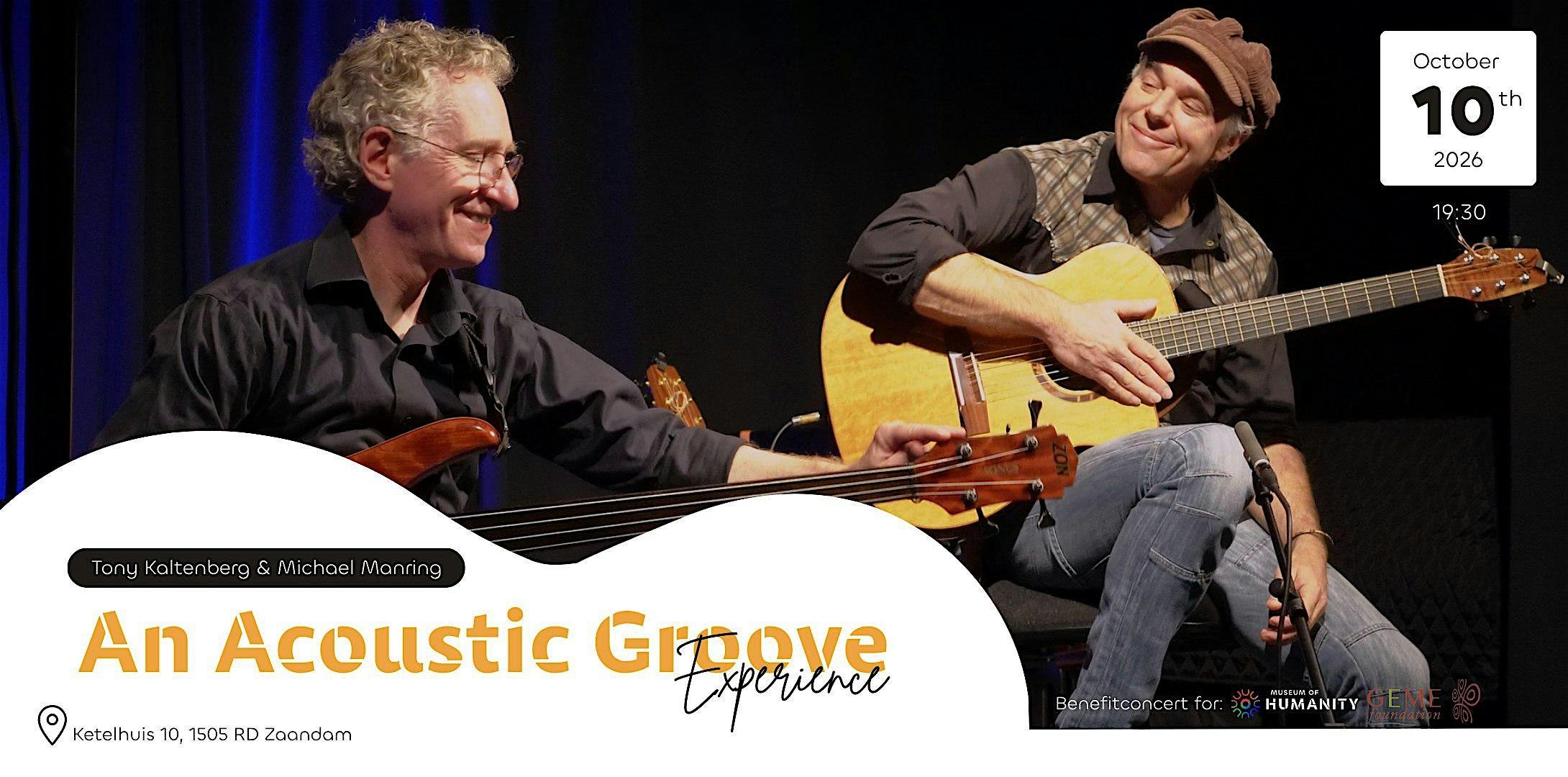 An Acoustic Groove Experience: TONY KALTENBERG & MICHAEL MANRING