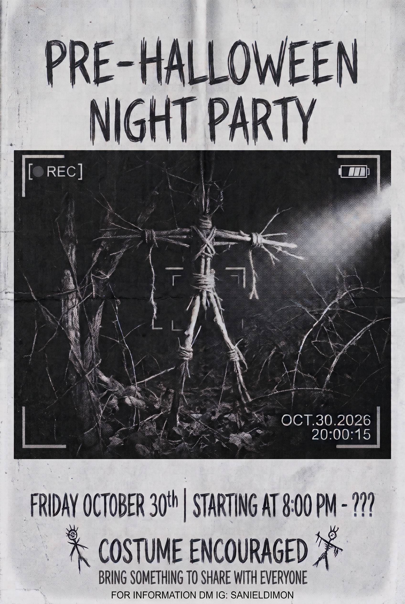 PRE-HALLOWEEN NIGHT PARTY