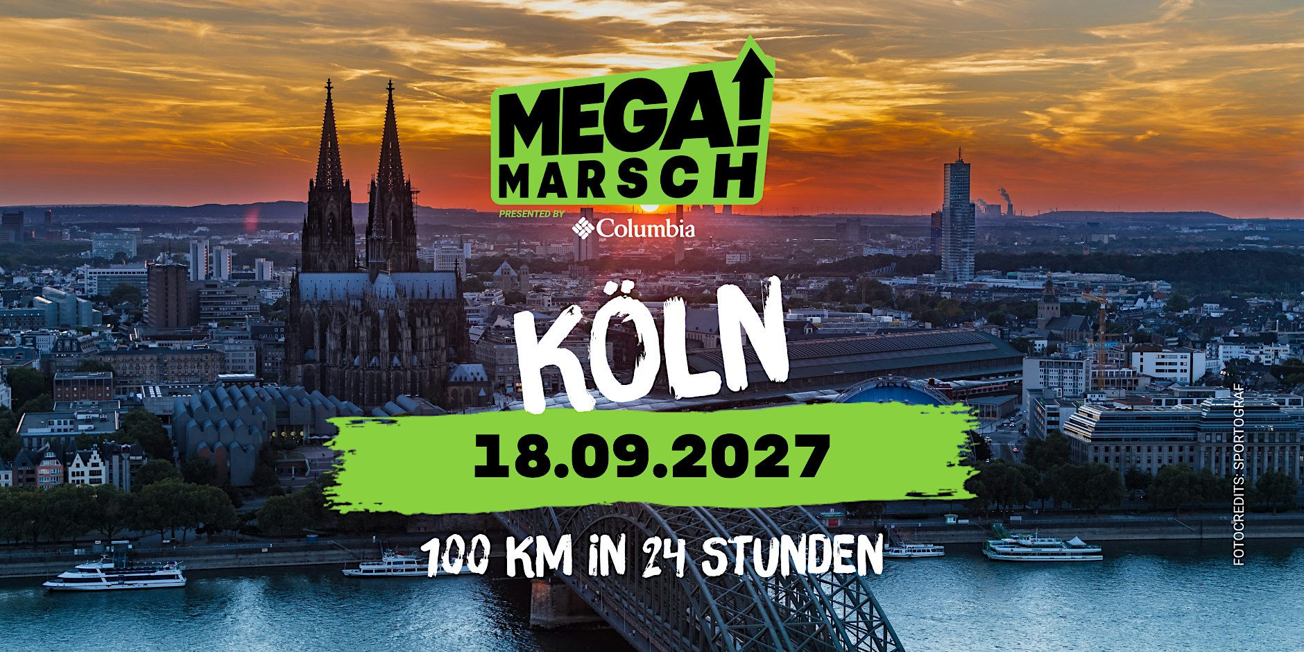 Megamarsch 100/24 Köln 2027