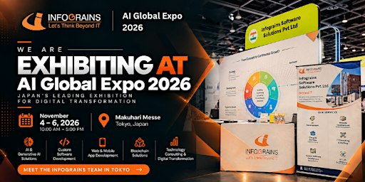 Infograins Exhibiting at AI Global Expo Japan 2026 | Meet Our IT Experts
