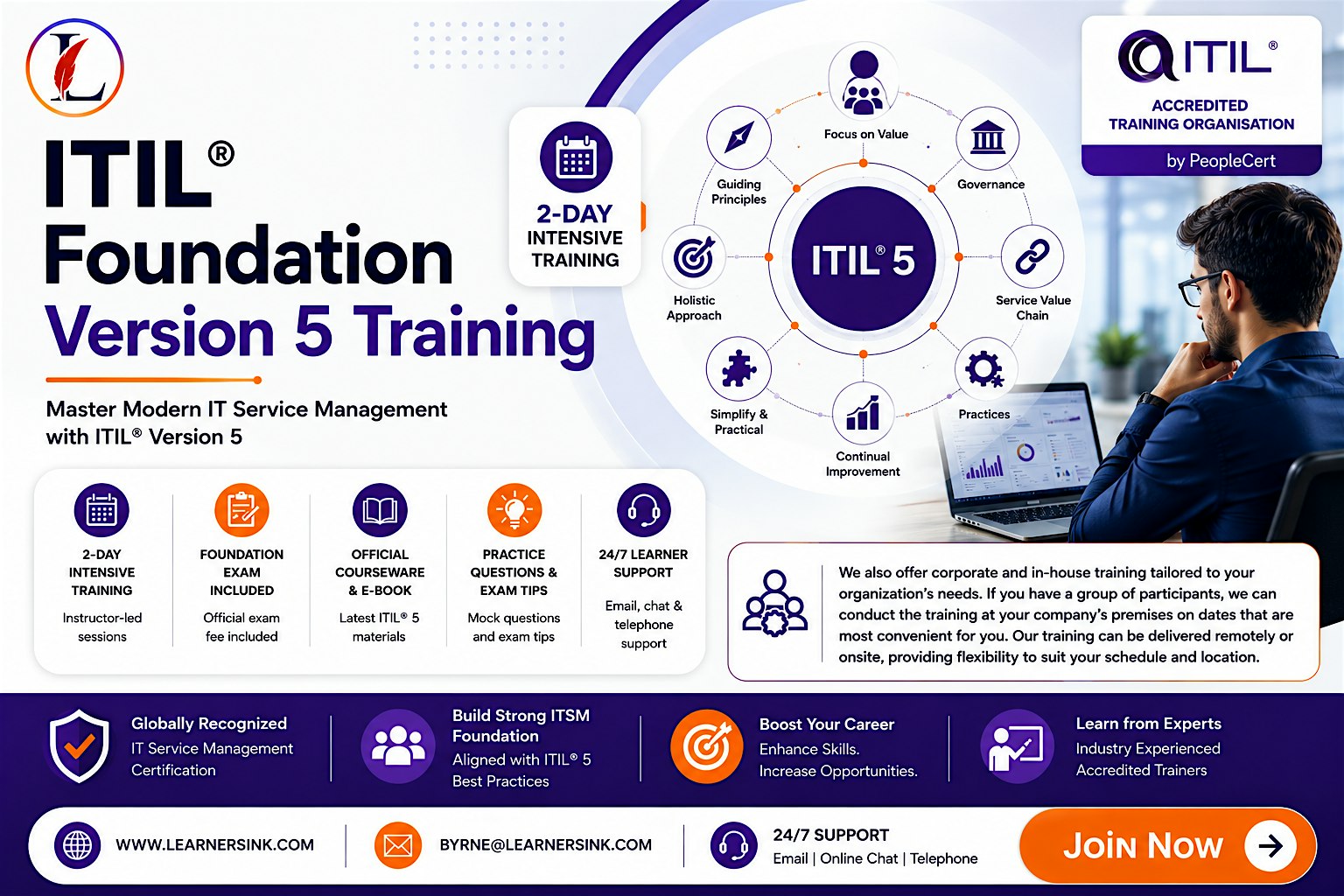 ITIL Version 5 Foundation Training Program in Atlanta, GA