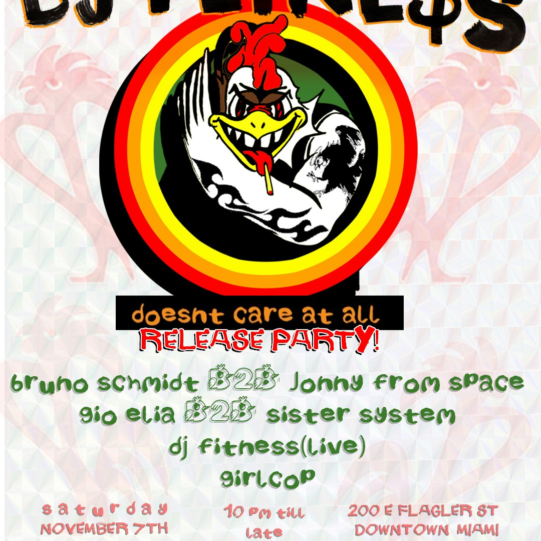 DJ Fitness "Doesn't Care at All" Release Party