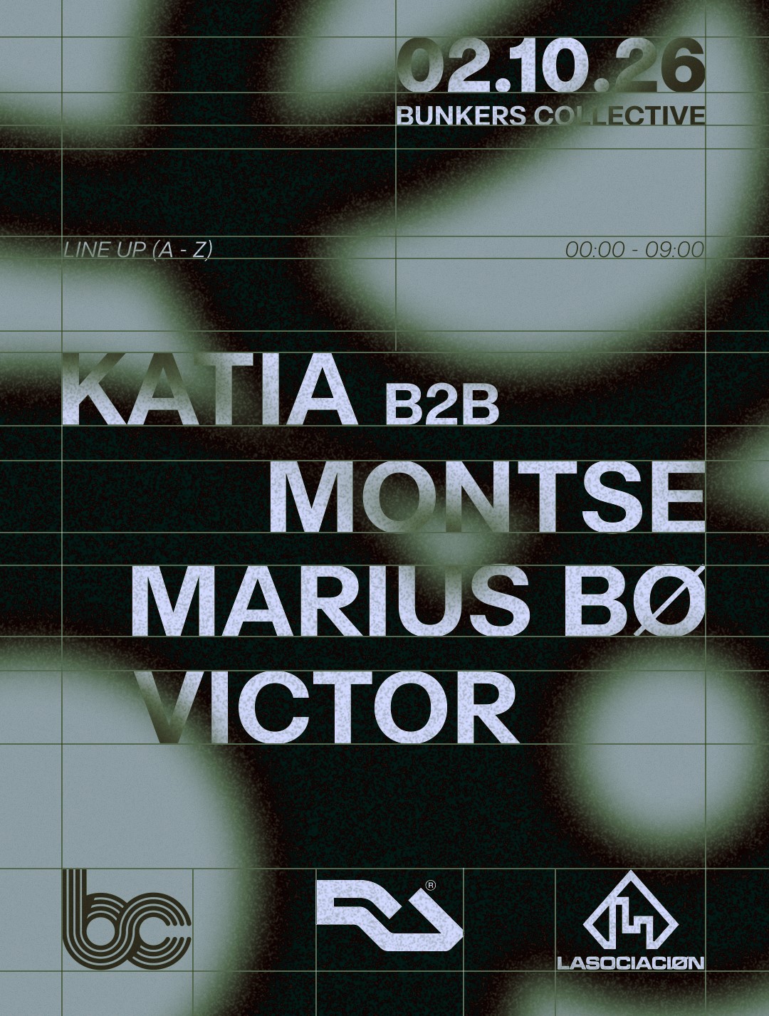Bunkers Collective w / Victor, Marius Bø & Montse B2B KATIA