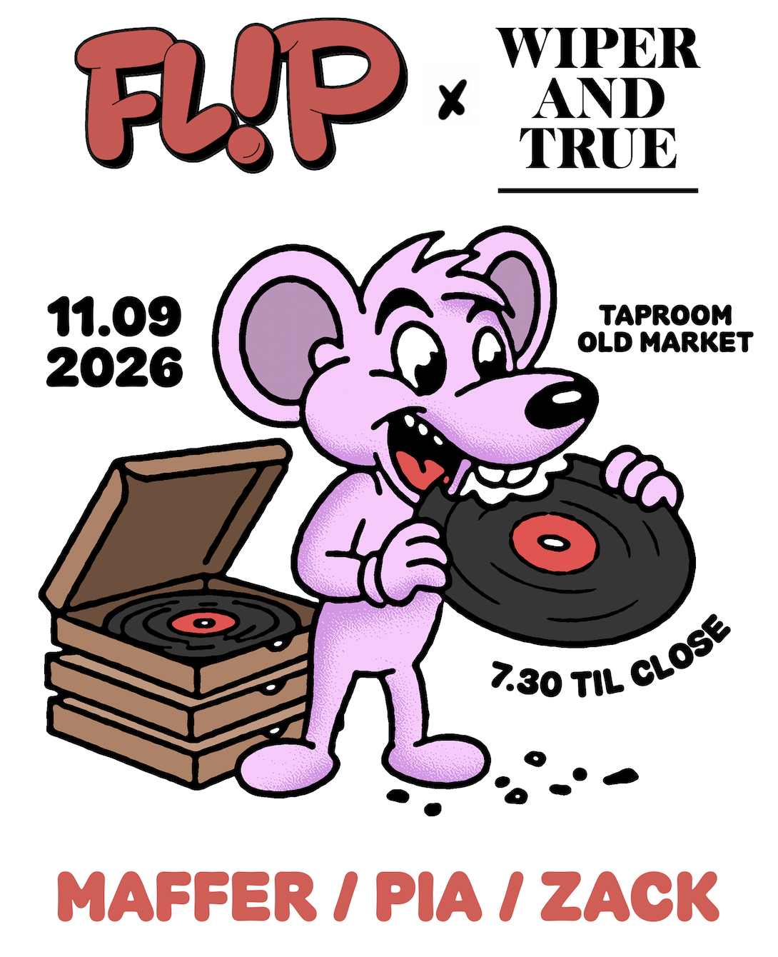 FLIP x wiper and true