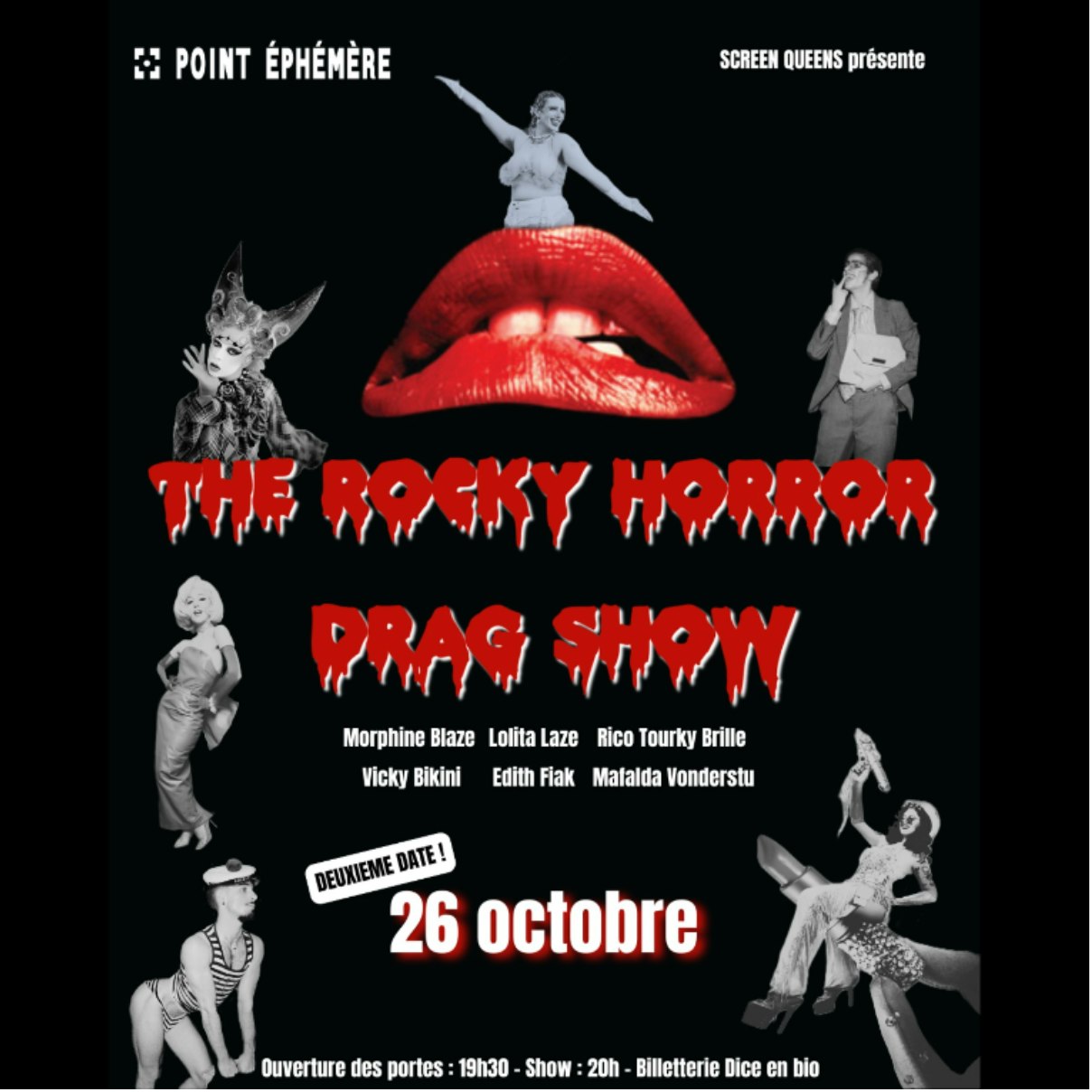 Screen Queens : The Rocky Horror Drag Show !