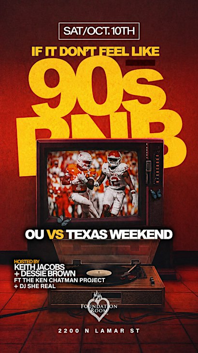 #IIDFL90sRnB OU vs Texas Edition